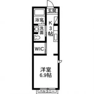 ワイコロアヴィレッジB【2階】の間取り