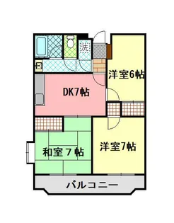 サンシャインヒル【3階】の間取り