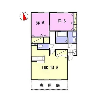 ラティルス【2階】の間取り