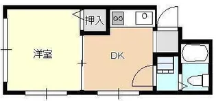 恒吉ビル【4階】の間取り