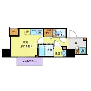 クレヴィスタ大井町【5階】の間取り