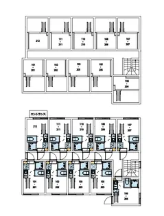 東京都品川区西品川1【アパート】の間取り