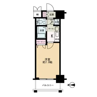 プレサンス心斎橋タイミックス【4階】の間取り