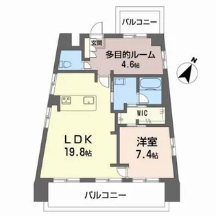 シティーコート上幟町【10階】の間取り