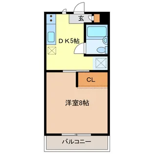 静岡県浜松市中央区本郷町【マンション】の間取り
