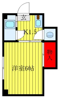 渡辺マンション【2階】の間取り