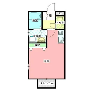 柚コーポ【2階】の間取り