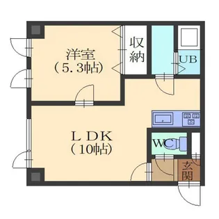 シャンブル杉並【2階】の間取り