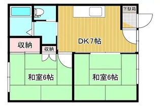 コーポはった【2階】の間取り
