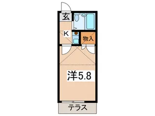 ABLE HIRATSUKA【1階】の間取り