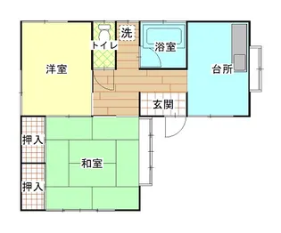 福島県いわき市泉町3【一戸建】の間取り
