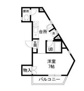 コルティーレ池尻【3階】の間取り