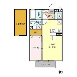 アムールHIDAKA【2階】の間取り