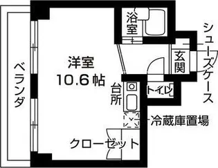 プランドール【3階】の間取り