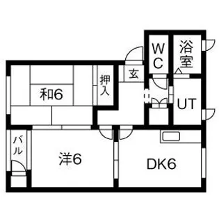 フラワーパークIII【1階】の間取り