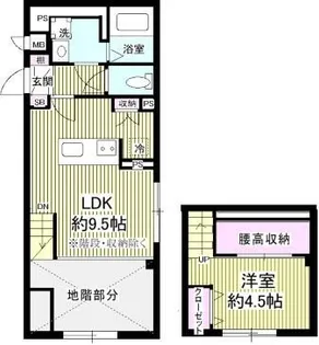 notice椎名町の間取り