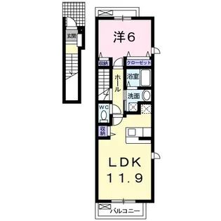 兵庫県加東市社【アパート】の間取り