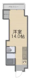トアロード鹿田【5階】の間取り