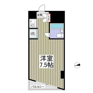 神奈川県横浜市金沢区六浦1【マンション】の間取り