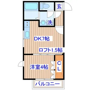 ベルグラン千代田(ベルグランチヨダ)【2階】の間取り