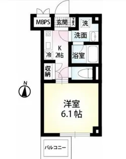 プティ オリヴィエ【3階】の間取り