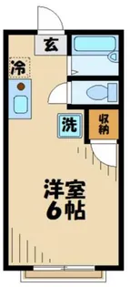 1Rの間取り画像