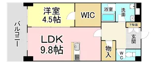 福岡県北九州市小倉北区金田2【マンション】の間取り
