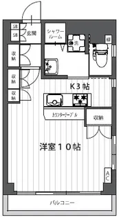 東京都狛江市東和泉4【マンション】の間取り