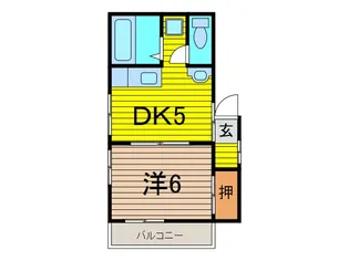 サクラハイム【1階】の間取り