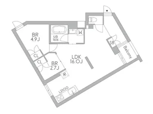 GranDuo梅ヶ丘【1階】の間取り