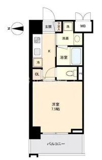 プライマル板橋本町【2階】の間取り