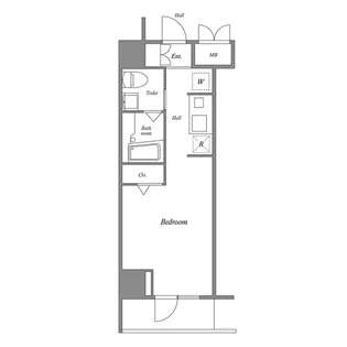 ルクレ西新宿【10階】の間取り