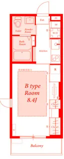 1Kの間取り画像