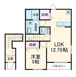 リーブルファイン鴻巣大間【2階】の間取り