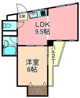 東京都足立区栗原1【マンション】の間取り