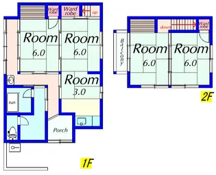 滋賀県大津市瀬田1【一戸建】の間取り