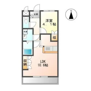リリオン【1階】の間取り