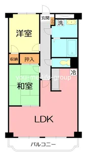 UNO PALACE【2階】の間取り