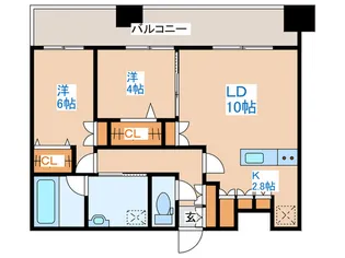 MJsquare KOTONI【10階】の間取り