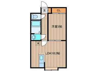 セレ-ナ南郷【4階】の間取り