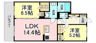 シャインプラス【5階】の間取り