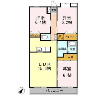 神奈川県藤沢市石川1【マンション】の間取り