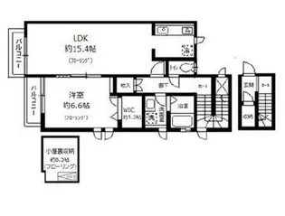 ラ・ヴィータ・ロッソ【2階】の間取り