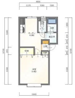 シティハイツ【1階】の間取り