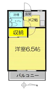 シャルムハイツ【2階】の間取り