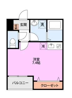 アプリーレ正門前【1階】の間取り