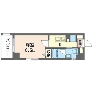 エスティメゾン西横浜【4階】の間取り