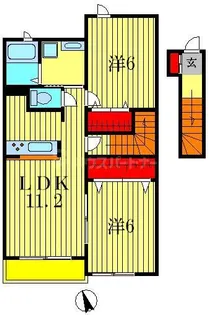 プリムローズ【2階】の間取り