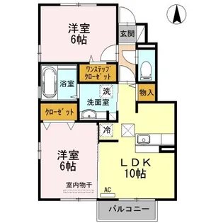 コンフォート泉【1階】の間取り