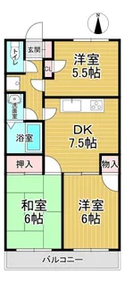 サンマーブル【3階】の間取り